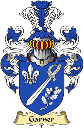 English Coat of Arms (v.23) for the family Garnier or Garner