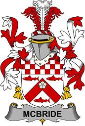 Irish Coat of Arms for McBride or MacBride