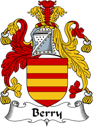 English Coat of Arms for the family Berry