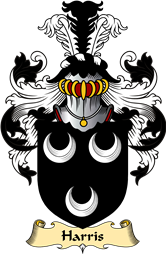 English Coat of Arms (v.23) for the family Harris I