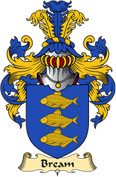 English Coat of Arms (v.23) for the family Bream (e)