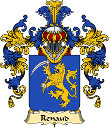 French Family Coat of Arms (v.25) Renaud