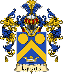 French Family Coat of Arms (v.25) Leprestre (Prestre le)