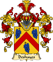 French Family Coat of Arms (v.25) Deshayes
