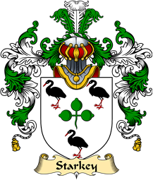 Irish Family Coat of Arms (v.25a) Starkey or Sharkey
