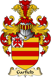 English Coat of Arms (v.23) for the family Garfield