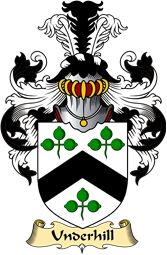 English Coat of Arms (v.23) for the family Underhill