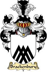 English Coat of Arms (v.23) for the family Brackenbury