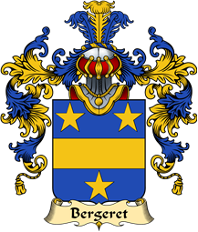 French Family Coat of Arms (v.25) Bergeret
