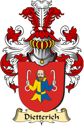 v.23 Coat of Family Arms from Germany for Dietterich