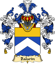 French Family Coat of Arms (v.25) Balarin