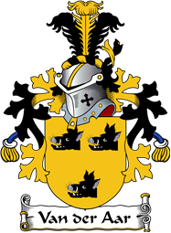 Dutch Coat of Arms for Van der Aar