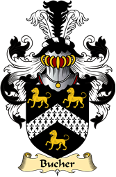 English Coat of Arms (v.23) for the family Bucher