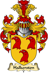 Scottish Family Coat of Arms (v.23) for Halkerston