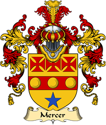 Scottish Family Coat of Arms (v.25) Mercer
