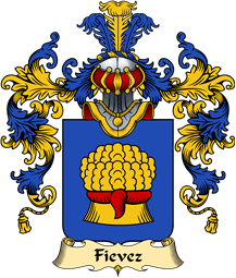 French Family Coat of Arms (v.25) Fievez