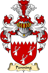 English Coat of Arms (v.23) for the family Penning