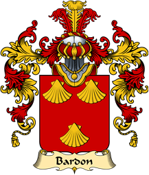 French Family Coat of Arms (v.25) Bardon