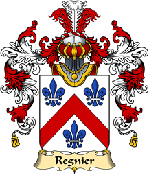 French Family Coat of Arms (v.25) Regnier
