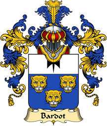 French Family Coat of Arms (v.25) Bardot
