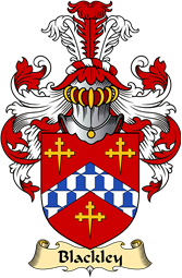 English Coat of Arms (v.23) for the family Blackley or Blakey