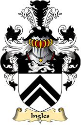 English Coat of Arms (v.23) for the family Ingle (s)