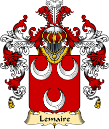 French Family Coat of Arms (v.25) Lemaire