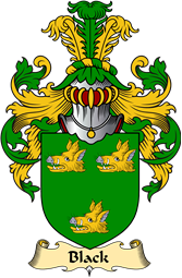 Scottish Family Coat of Arms (v.23) for Black