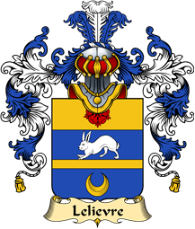 French Family Coat of Arms (v.25) Lelievre (Lievre le)