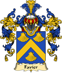 French Family Coat of Arms (v.25) Favier