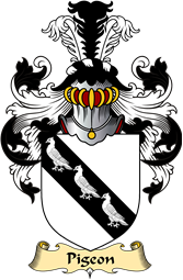 English Coat of Arms (v.23) for the family Pigeon