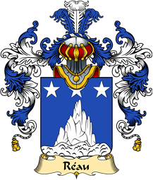 French Family Coat of Arms (v.25) Réau