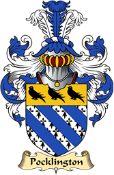 English Coat of Arms (v.23) for the family Pocklington