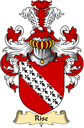 English Coat of Arms (v.23) for the family Rise