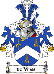 Dutch Coat of Arms for de Vries