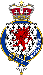 Families of Britain Coat of Arms Badge for: Grantham (England)