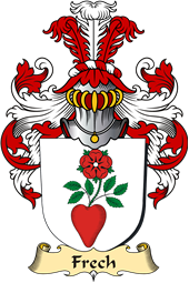 v.23 Coat of Family Arms from Germany for Frech