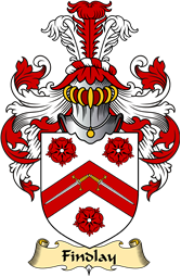 Scottish Family Coat of Arms (v.23) for Findlay or Finlay