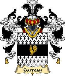 French Family Coat of Arms (v.25) Garreau