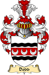 English Coat of Arms (v.23) for the family Dod (d)