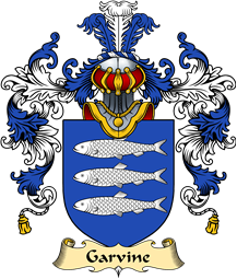 Scottish Family Coat of Arms (v.25) Garvine or Girvan
