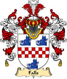 Scottish Family Coat of Arms (v.25) Falls