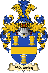 English Coat of Arms (v.23) for the family Wakerley