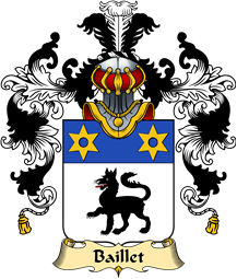 French Family Coat of Arms (v.25) Baillet