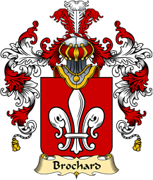French Family Coat of Arms (v.25) Brochard