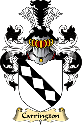 English Coat of Arms (v.23) for the family Carrington