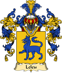 French Family Coat of Arms (v.25) Leleu (Leu le)