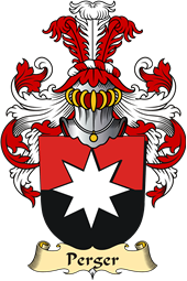 v.23 Coat of Family Arms from Germany for Perger