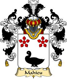 French Family Coat of Arms (v.25) Mahieu