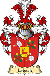 v.23 Coat of Family Arms from Germany for Lobeck